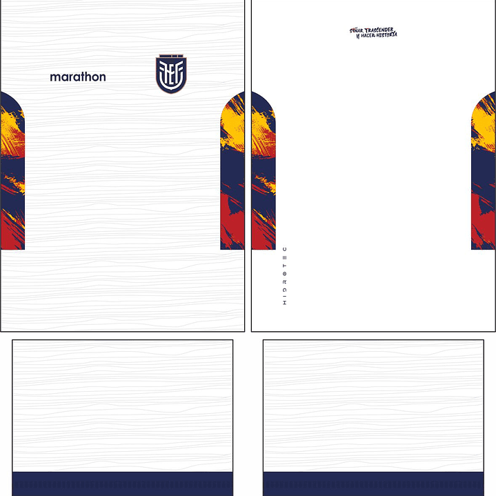 Arte Vetor Camisa Equador Third 2026 2