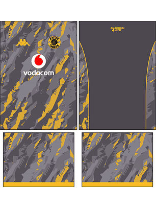 Arte vetor camisa Kaizer Chiefs Visita 2024-2025
