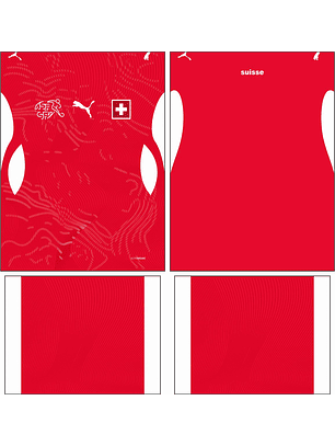 Arte Vetor Camisa Suiça Home 2026