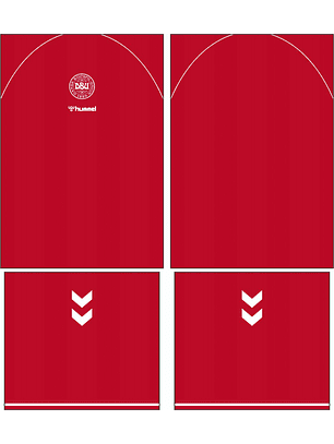 Arte Vetor Camisa Dinamarca Home 2026