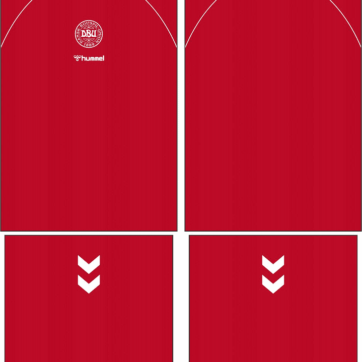 Arte Vetor Camisa Dinamarca Home 2026 2