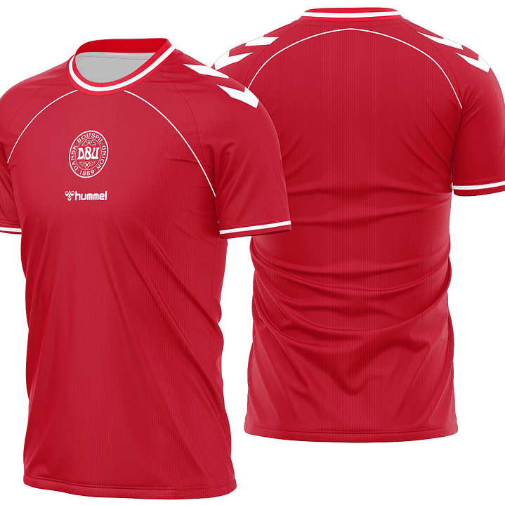 Arte Vetor Camisa Dinamarca Home 2026 1