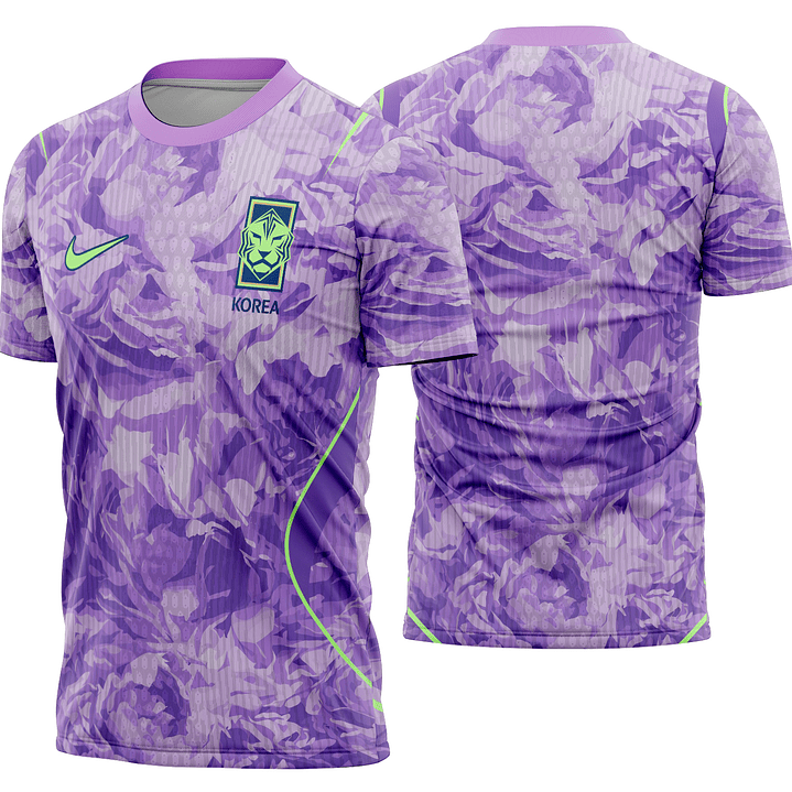 Arte Vetor Camisa korea do sul visita 2026 1