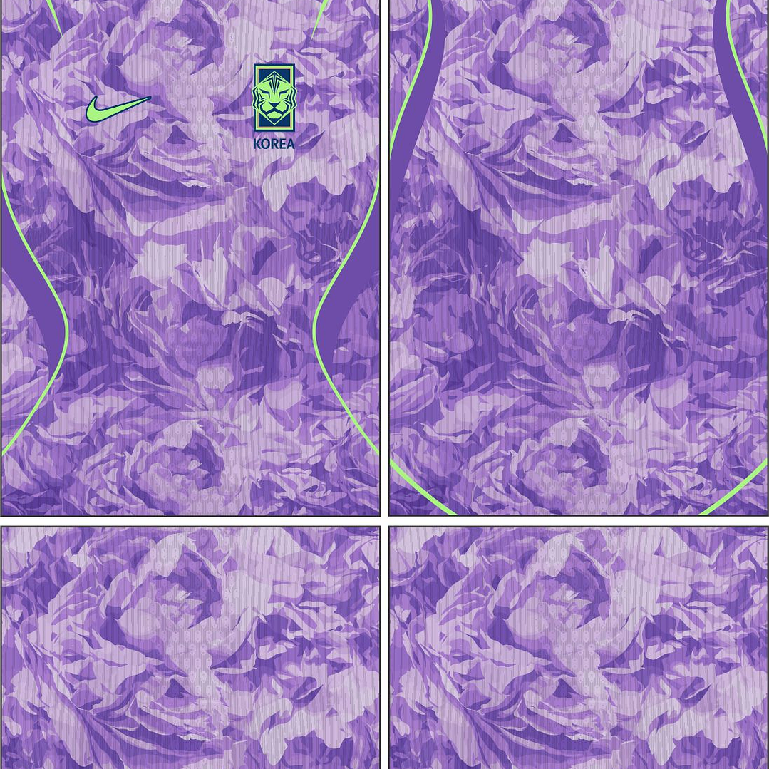 Arte Vetor Camisa korea do sul visita 2026 2