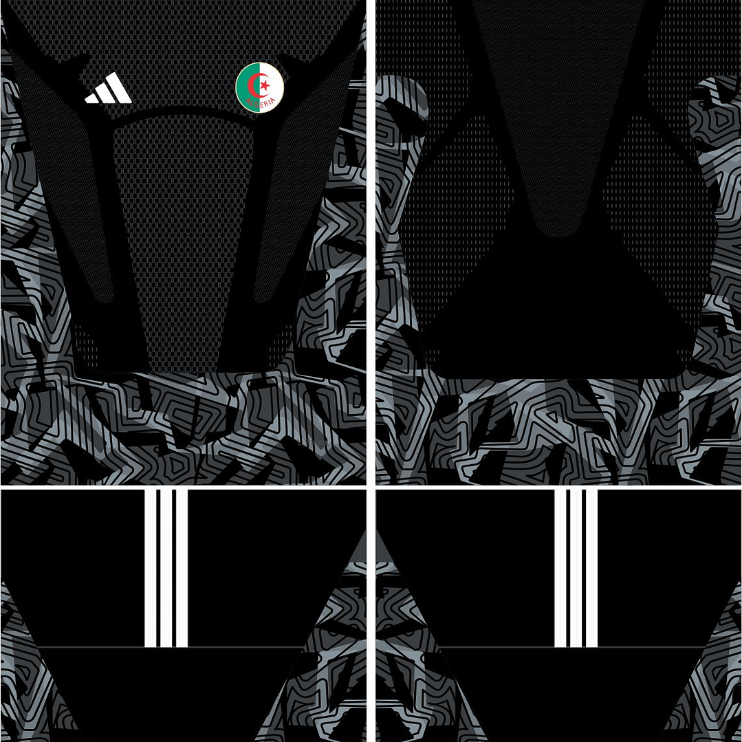 Arte Vetor Camisa Algeria Goleiro I 2026 2