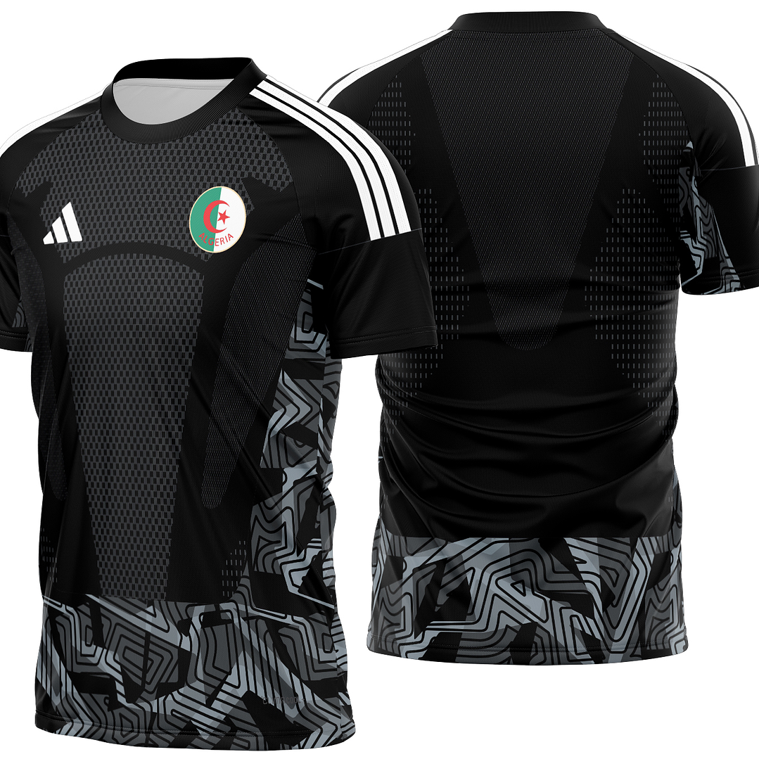 Arte Vetor Camisa Algeria Goleiro I 2026 1