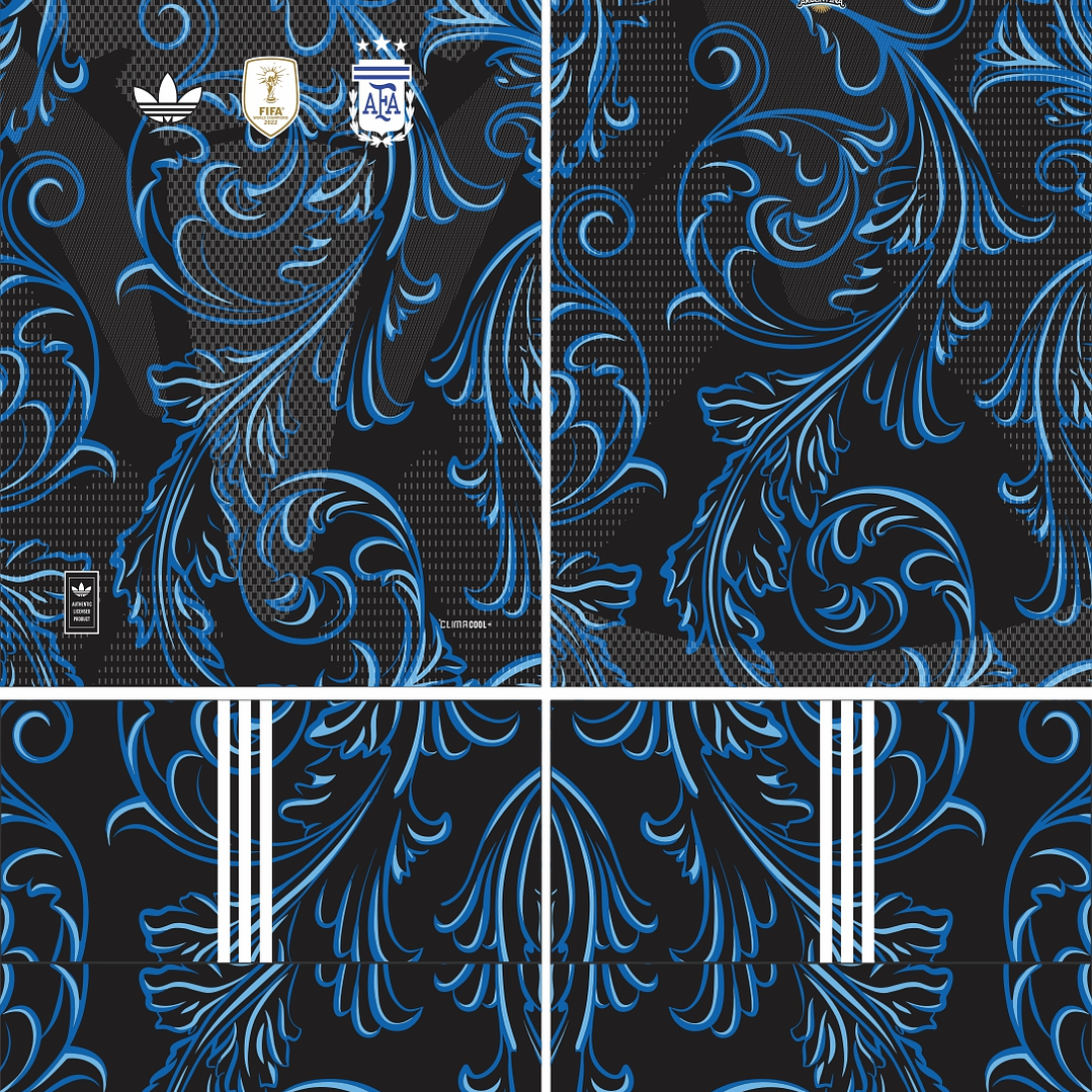 Arte vetor camisa Argentina Reserva 2026 2