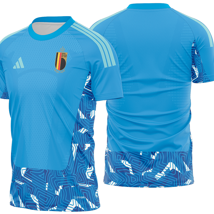 Arte Vetor Camisa Belgica Goleiro I 2026 1
