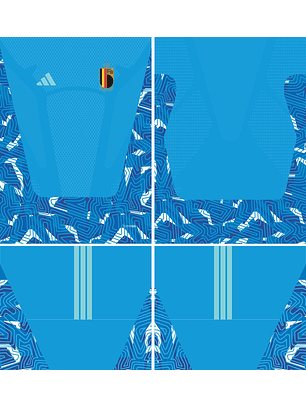 Arte Vetor Camisa Belgica Goleiro I 2026