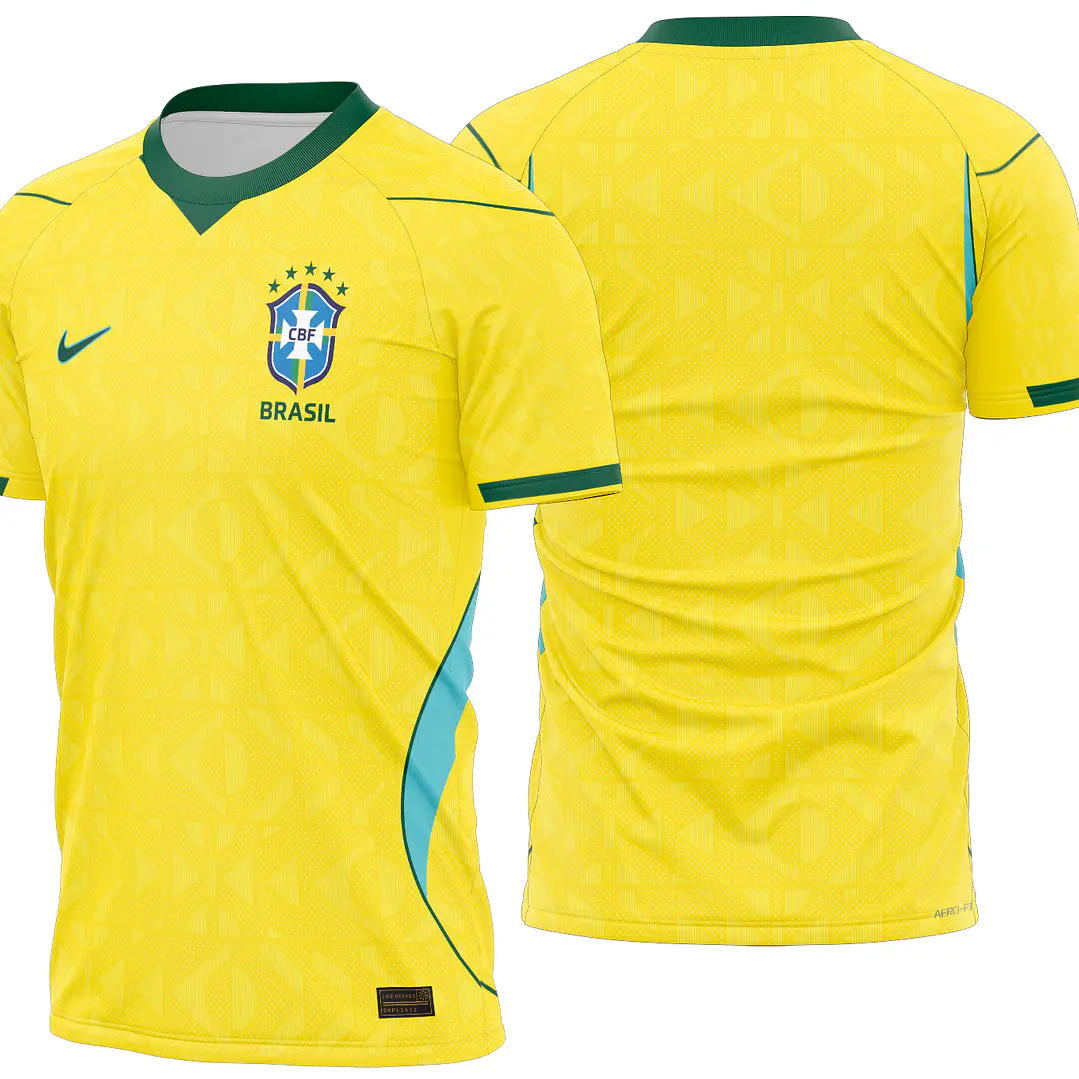 Arte Vetor Camisa Brasil local 2026 1