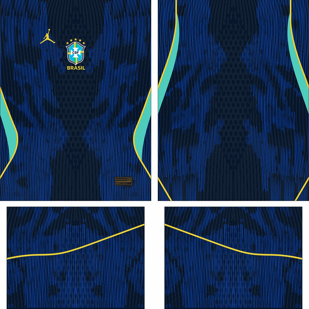 Arte Vetor Camisa Brasil visita 2026 2