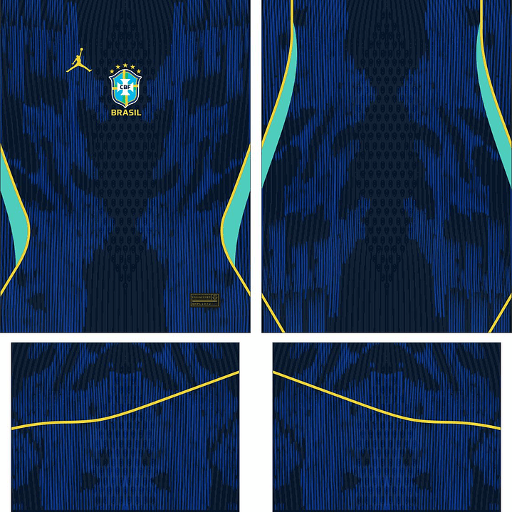 Arte Vetor Camisa Brasil visita 2026 2