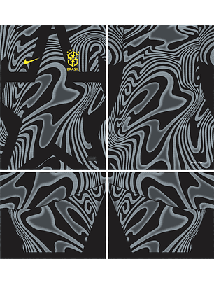 Arte Vetor Camisa Brasil Goleiro I 2026