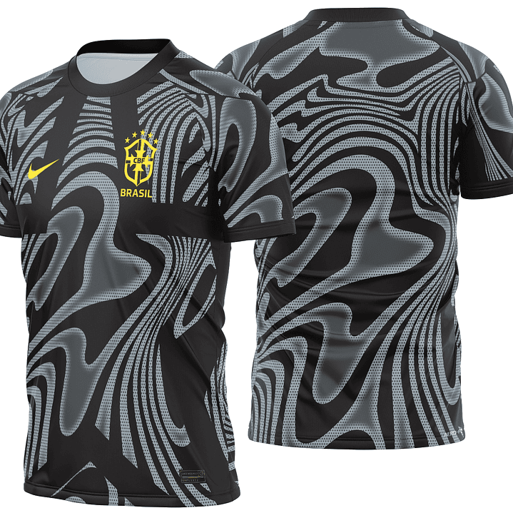 Arte Vetor Camisa Brasil Goleiro I 2026 1