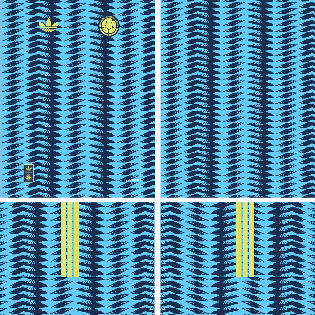 Arte Vetor Camisa Colombia Reserva 2026 2