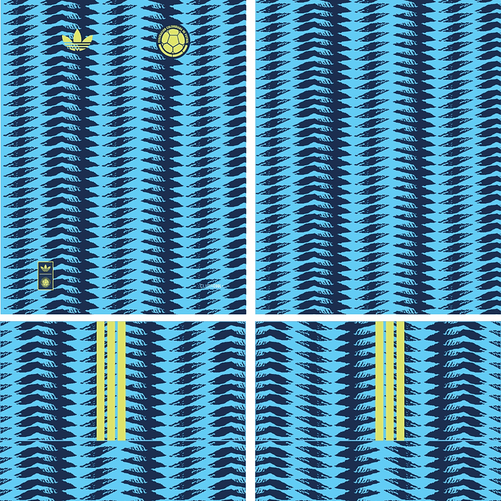 Arte Vetor Camisa Colombia Reserva 2026 2