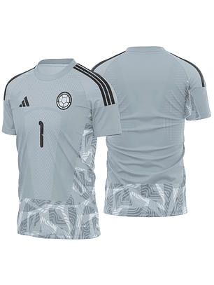 Arte Vetor Camisa Colombia Goleiro I 2026