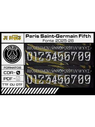 Fonte Paris Saint-Germain 2025-26 Fifth