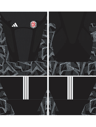 Arte Vetor Camisa Costa Rica Goleiro I 2026