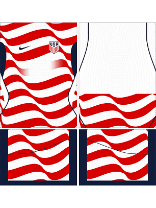 Arte Vetor Camisa Estados Unidos local 2026