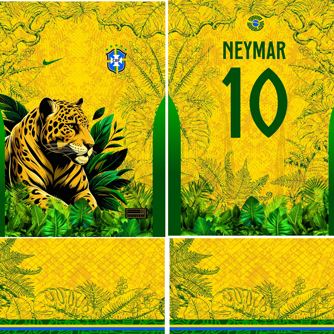 Arte vetor camisa Interclasse leopardo Mod-893 2