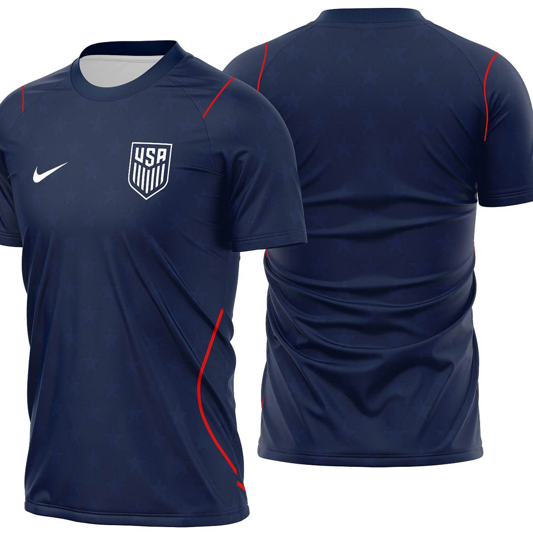 Arte Vetor Camisa Estados Unidos visita 2026 1