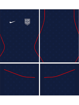 Arte Vetor Camisa Estados Unidos visita 2026