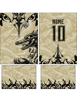 Arte Vetor Camisa Interclasse crocodilo Mod-895