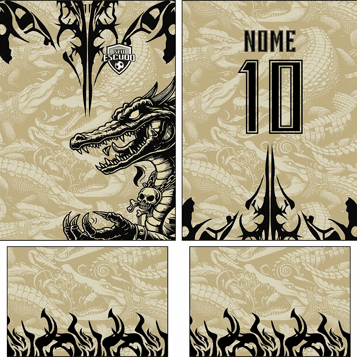 Arte Vetor Camisa Interclasse crocodilo Mod-895 2