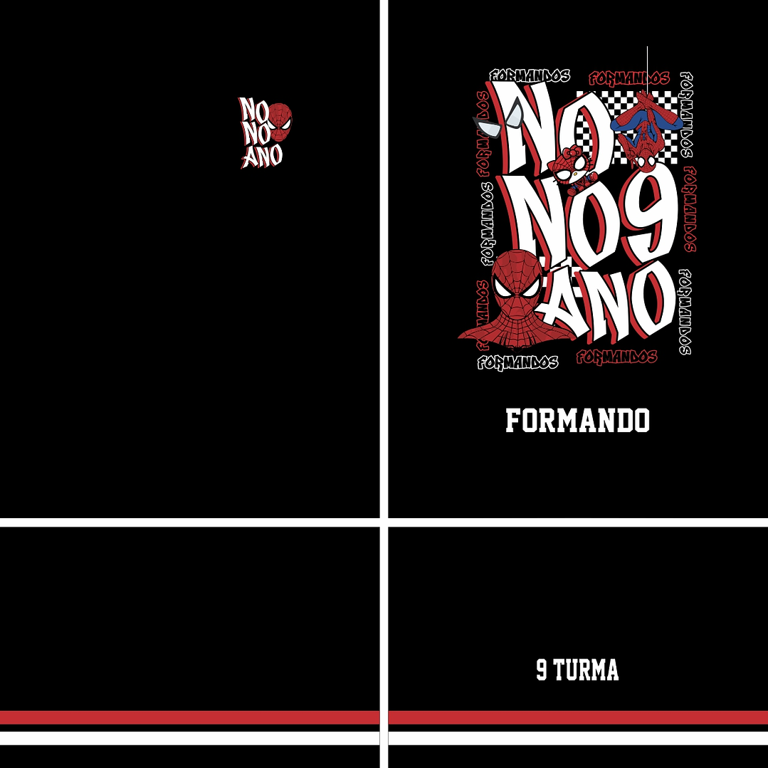 Arte Vetor Camisa terceirão homem aranha Mod-322 2