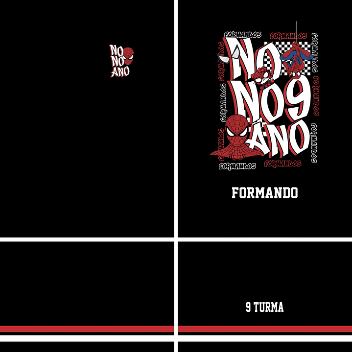 Arte Vetor Camisa terceirão homem aranha Mod-322 2