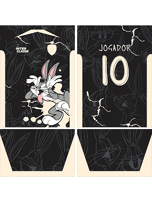 Arte Vetor Camisa Interclasse pernalonga Mod-898