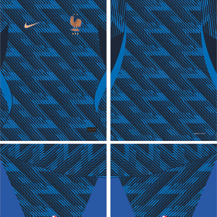 Arte Vetor Camisa França local 2026 2