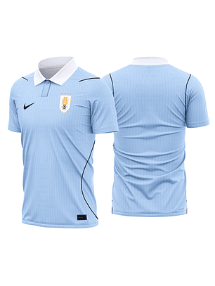 Arte Vetor Camisa Uruguai Titular 2026-28