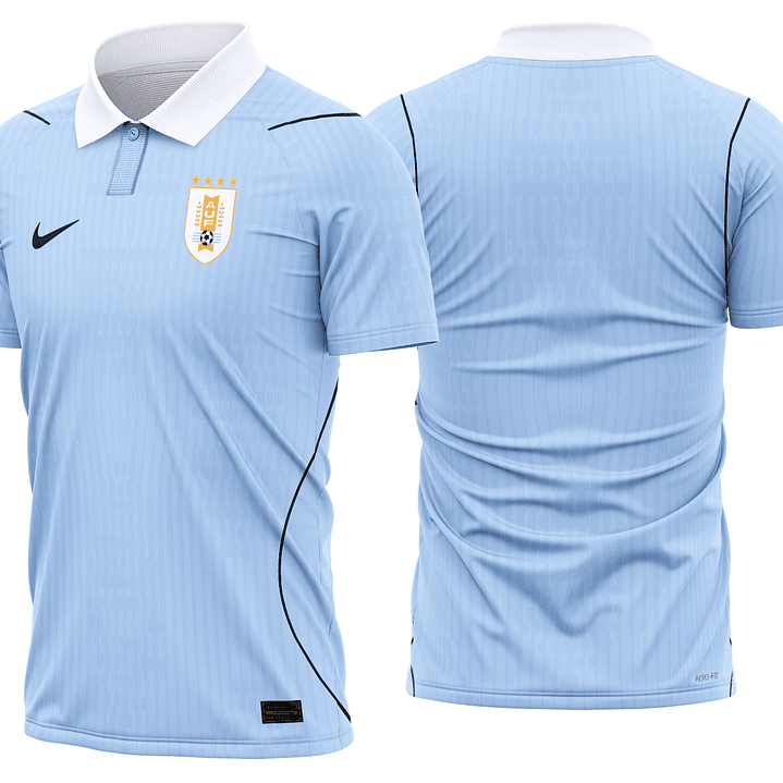 Arte Vetor Camisa Uruguai Titular 2026-28 1