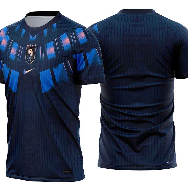 Arte Vetor Camisa Uruguai Reserva 2026 1