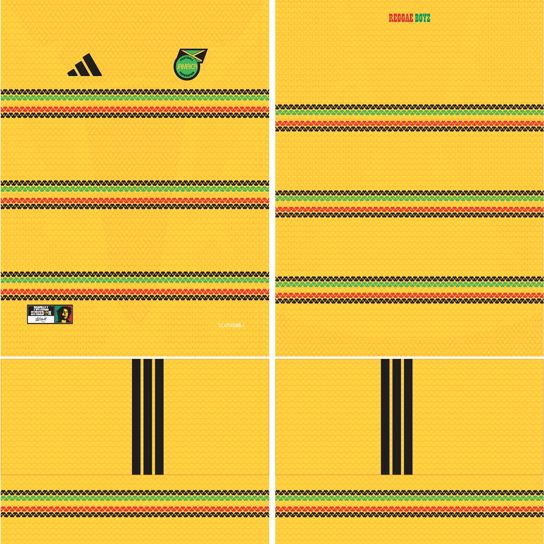 Arte vetor camisa Jamaica Local 2026 2