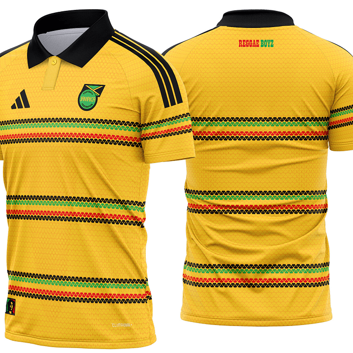 Arte vetor camisa Jamaica Local 2026 1