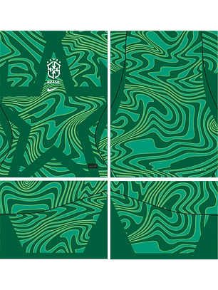 Arte vetor camisa Brasil Goleiro 1 2026