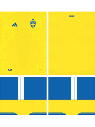 Arte vetor camisa Suecia Titular 2026