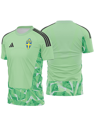 Arte vetor camisa Suecia Goleiro I 2026