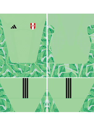 Arte Vetor Camisa Peru Goleiro I 2026