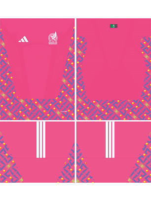 Arte Vetor Camisa Mexico Goleiro I 2026