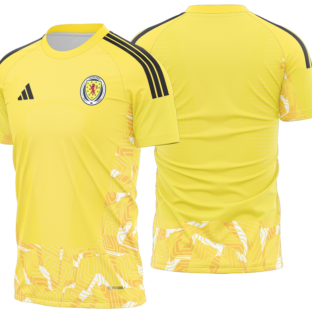 Arte Vetor Camisa Escocia Goleiro I 2026 1
