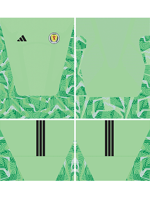 Arte Vetor Camisa Escocia Goleiro II 2026