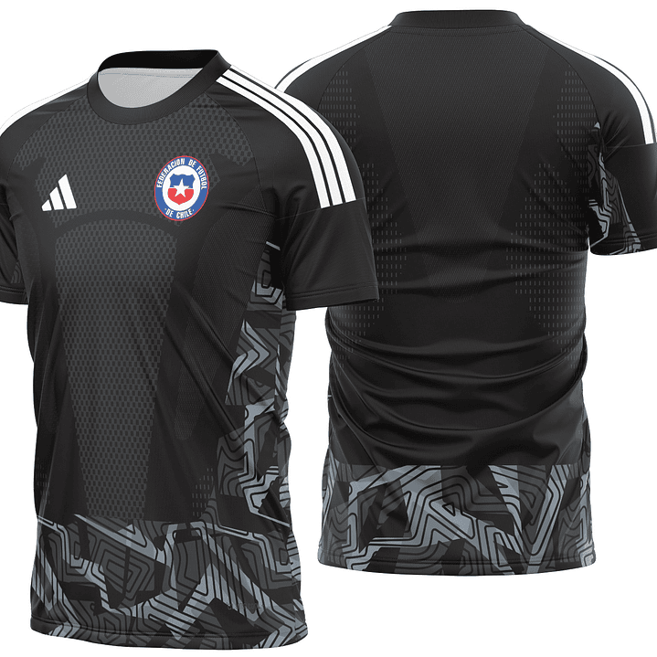 Arte Vetor Camisa Chile Goleiro I 2026 1