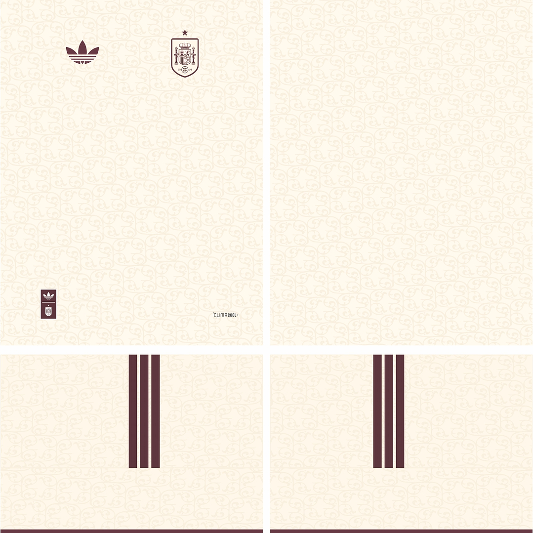 Arte Vetor Camisa Espanha Reserva 2026 2