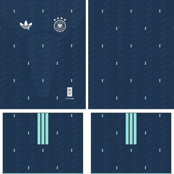 Arte Vetor Camisa Alemanha visita 2026-27 2