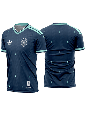 Arte Vetor Camisa Alemanha visita 2026-27