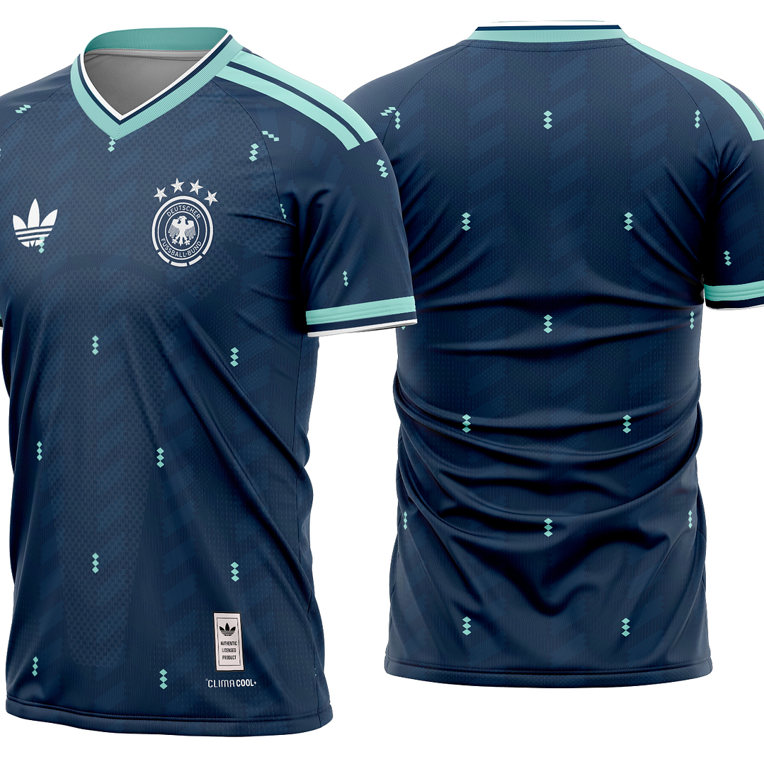 Arte Vetor Camisa Alemanha visita 2026-27 1